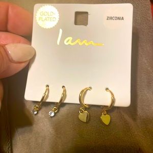 Iam Gold Plated Earrings